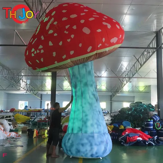 Fungo gonfiabile di illuminazione del fungo LED che cambia colore alto 4 m 13FT per la pubblicità